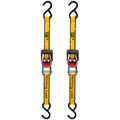 Cat 2 Piece Ratchet Tie Down Set with Soft Loops - 12' x 1 Inch (500/1500) 980091N